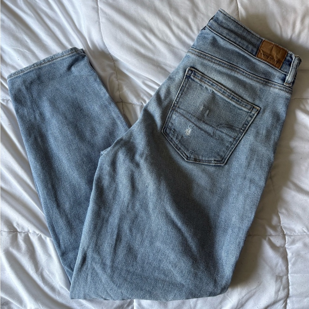 American Eagle Outfitters Light Blue Mom Jeans